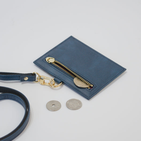 ムラ染めレザーのIDケース 3