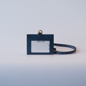 ムラ染めレザーのIDケース