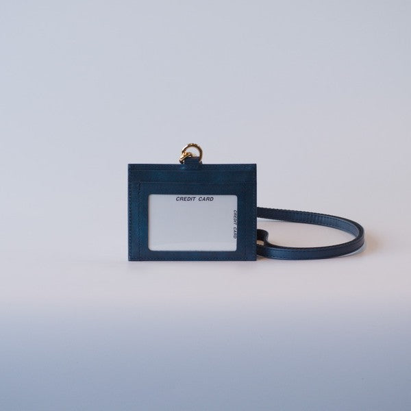 ムラ染めレザーのIDケース