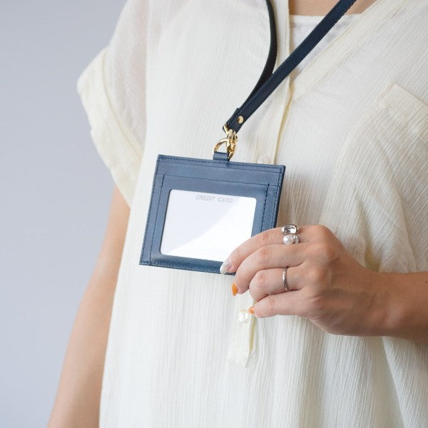 ムラ染めレザーのIDケース 2