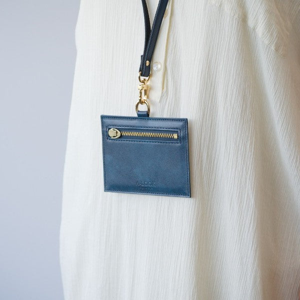 ムラ染めレザーのIDケース