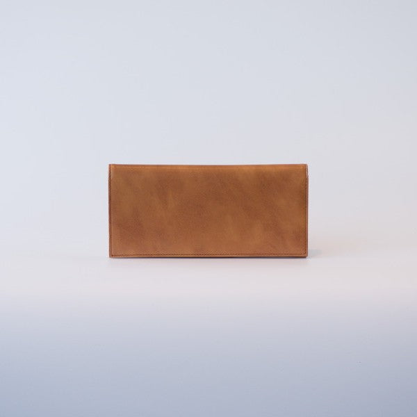 ムラ染めレザーの薄束入れ