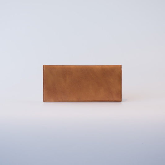 ムラ染めレザーの薄束入れ