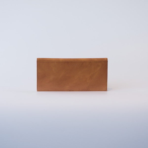 ムラ染めレザーの薄束入れ