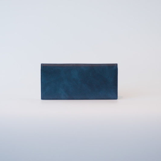 ムラ染めレザーの薄束入れ