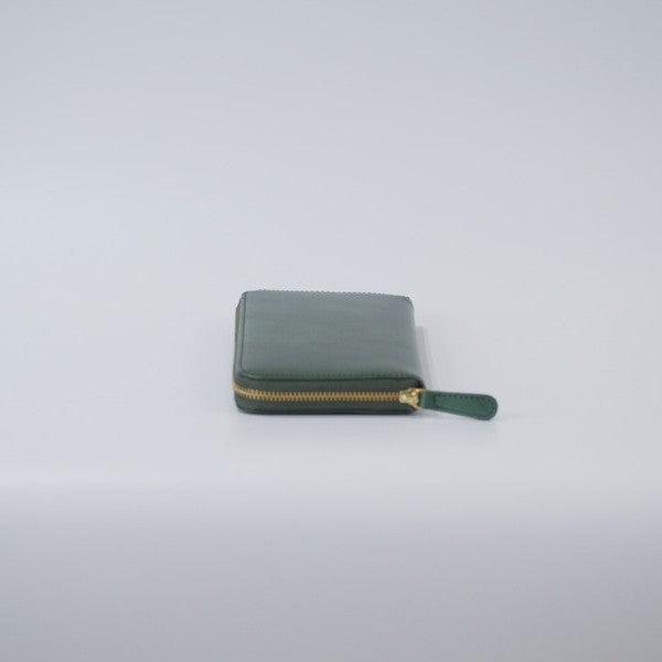 ムラ染めレザーのラウンドファスナー長財布