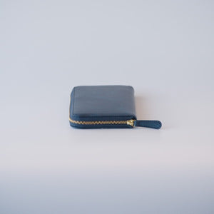 ムラ染めレザーのラウンドファスナー長財布