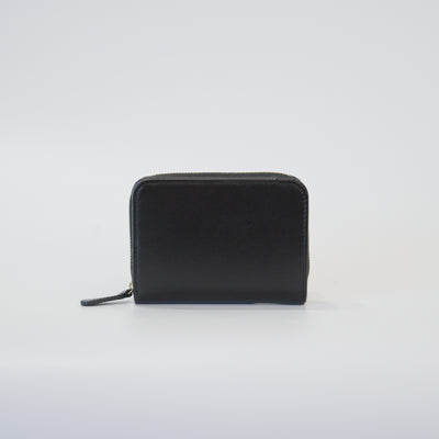 ムラ染めレザーのラウンドファスナー短財布