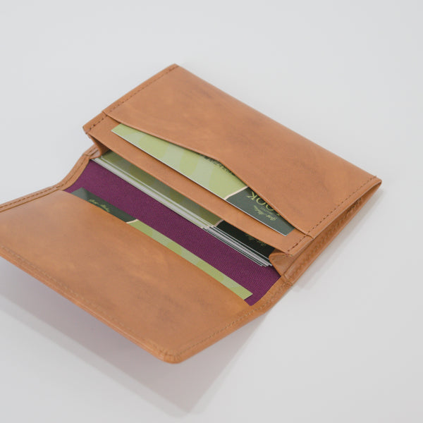 ムラ染めレザーの名刺入れ 2