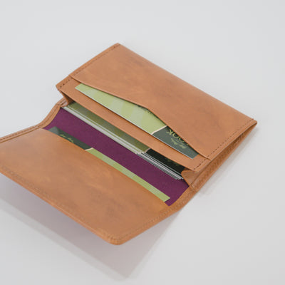 ムラ染めレザーの名刺入れ